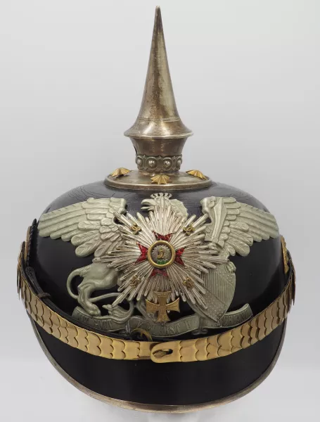 Baden 109th Leib Infantry Reserve Officer Pickelhaube Visuel 1 principal
